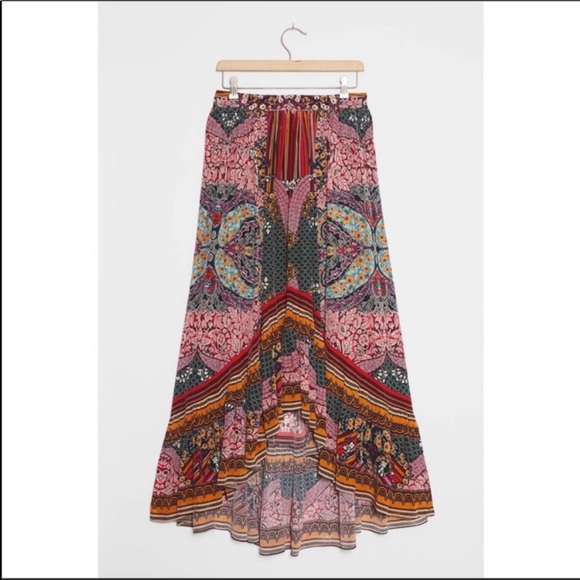 ANTHROPOLOGIE Bhanuni Allaire High Low Maxi Skirt - Picture 6 of 8
